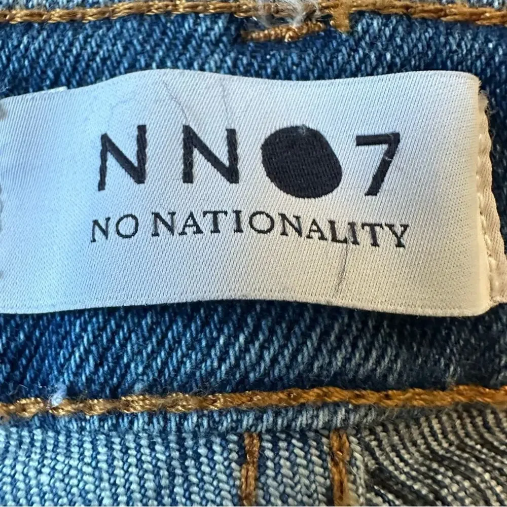 NN07 frey tapered leg jeans in mid blue 29/30